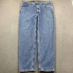 Vintage Levis‎ Jeans Mens 38x30* 550 Black Denim Red Tab Straight Leg USA 90s